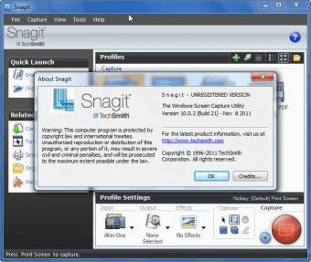 i have a trial version of snagit for mac how can i get one for pc